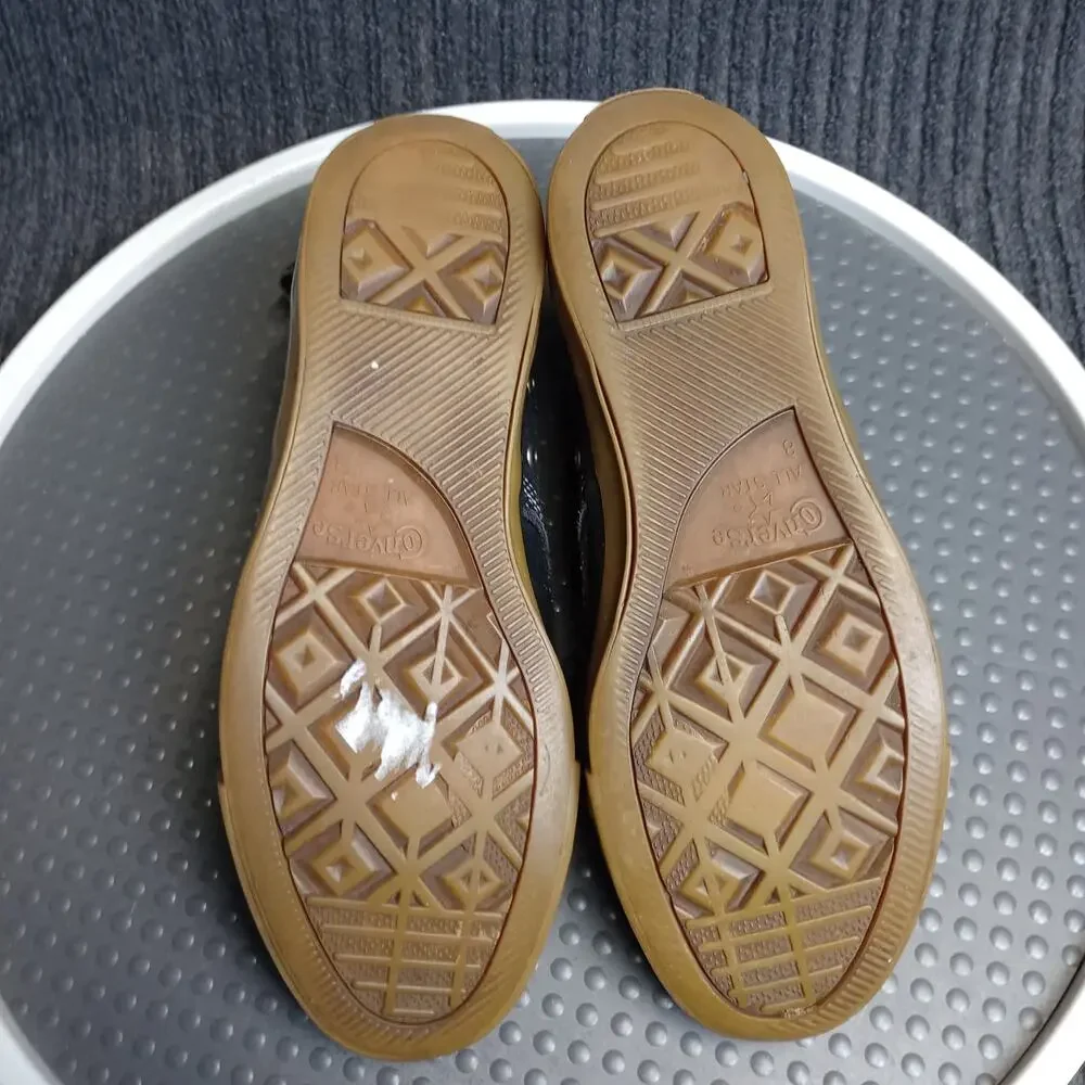 Converse All Star Chuck Taylor Classic Unisex Leather Boots Black - Picture 6 of 7